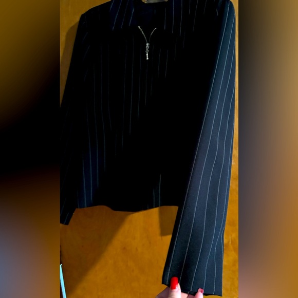 ❤️AB Studio Byer California❤️ Women’s zip up Blazer/ Blouse🌹size L.❤️ - Picture 6 of 8